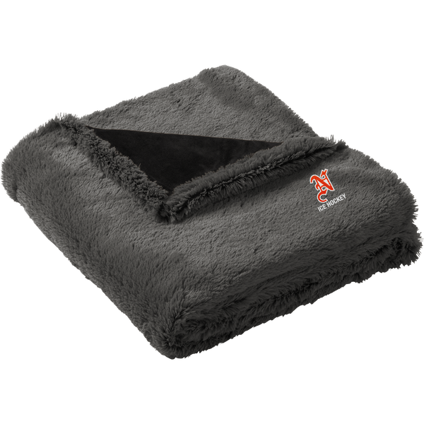 Midd North Hockey Faux Fur Blanket