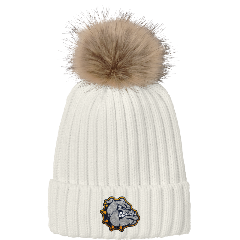 Chelsea Bulldogs Faux Fur Pom Beanie