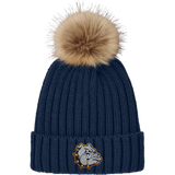 Chelsea Bulldogs Faux Fur Pom Beanie