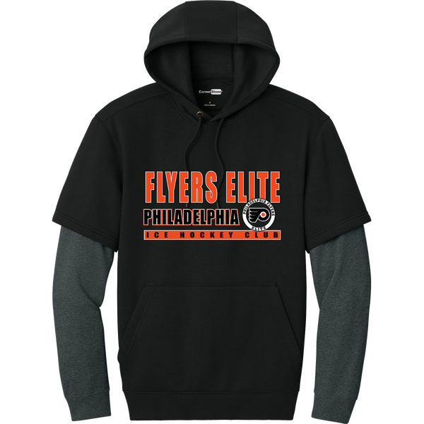 Philadelphia Flyers Elite Tough Fleece Layered Hoodie