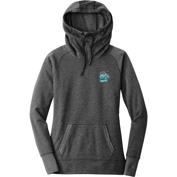 Atlantic City Seals New Era Ladies Tri-Blend Fleece Pullover Hoodie