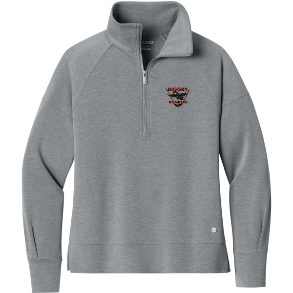 Biggby Bombers OGIO Women's Luuma 1/2-Zip