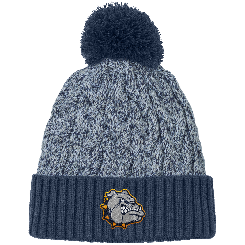 Chelsea Bulldogs New Era Marled Knit Pom Beanie