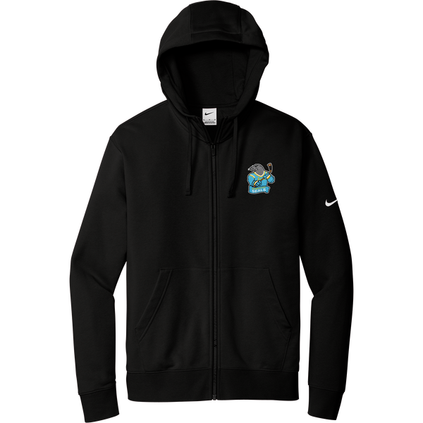 Atlantic City Seals Nike Club Fleece Sleeve Swoosh Full-Zip Hoodie