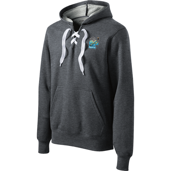 Atlantic City Seals Lace Up Pullover Hooded Sweatshirt