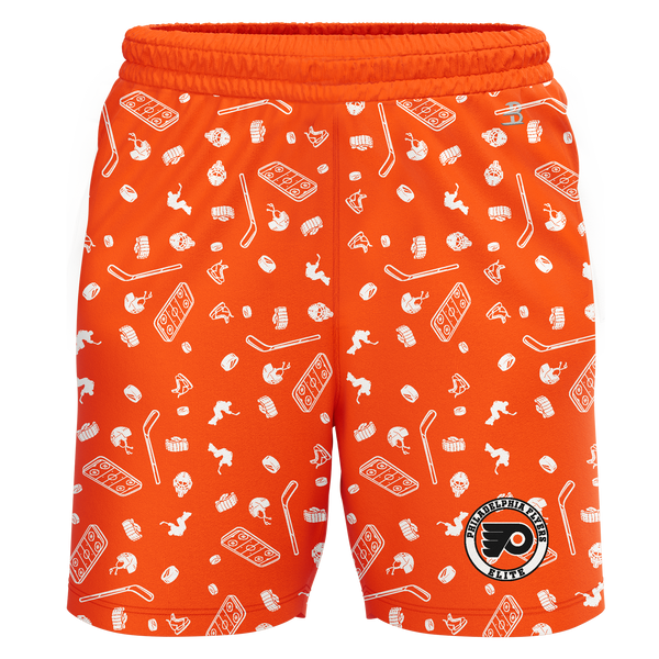 Philadelphia Flyers Elite Adult Sublimated Pattern Shorts